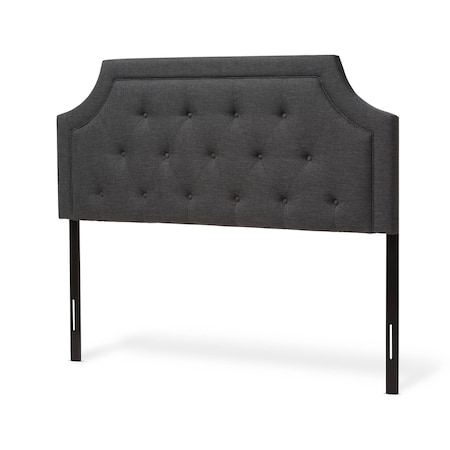 Baxton Studio Mars Modern Dark Grey Full Size Headboard 134-7259